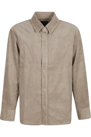 A.P.C. Kurtki, Mężczyzna, Beżowy, L, Stylowa Overshirt dla Mężczyzn