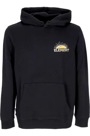 Element Bluzy, Mężczyzna, Niebieski, XL, Czarna Bluza Flint z Własnym Logo