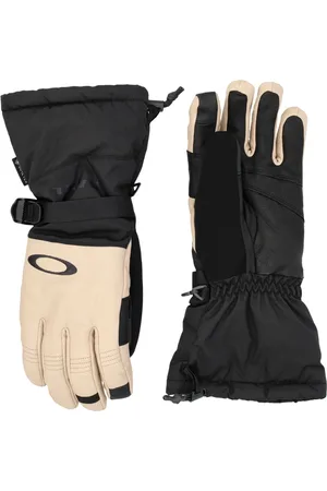 Oakley Akcesoria, Mężczyzna, Czarny, M, Skóra, Rękawice Gauntlet Ellipse ze skóry koziej