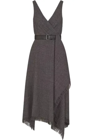 Dior Sukienki, Kobieta, Szary, M, Elegancka Czarna Sukienka Wieczorowa