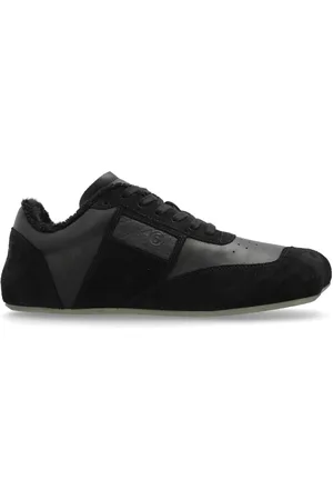 Maison Margiela Buty, Mężczyzna, Czarny, 43 EU, Zamsz, Buty sportowe
