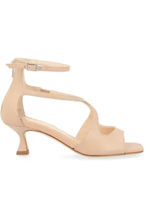 ANNA F. Buty, Kobieta, Beżowy, 36 EU, Beżowa Skórzana Torba Linea 886