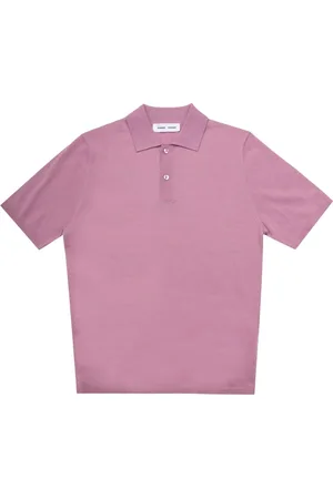 Samsøe Samsøe Koszulki, Mężczyzna, Różowy, XL, Sweter Polo Knit Rosa