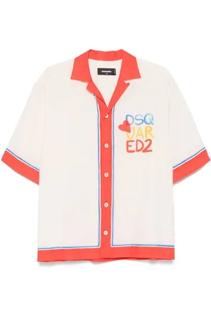 Dsquared2 Koszule, Mężczyzna, Beżowy, M, Modna Kolekcja Odzieży
