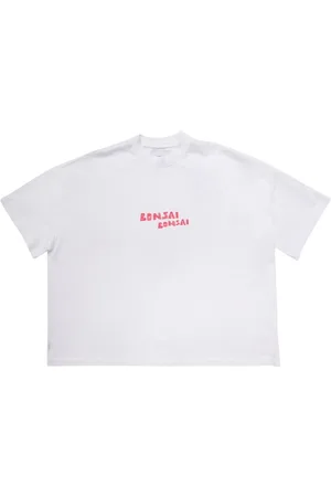 BONSAI Koszulki, Mężczyzna, Biały, XL, Biała T-shirt Oversize Fit