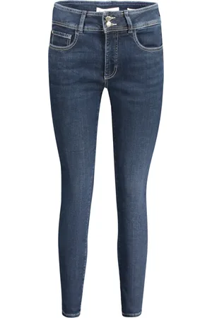 Guess Jeansy, Kobieta, Niebieski, W27 L29, Denim, Dżinsy Skinny High Niebieskie