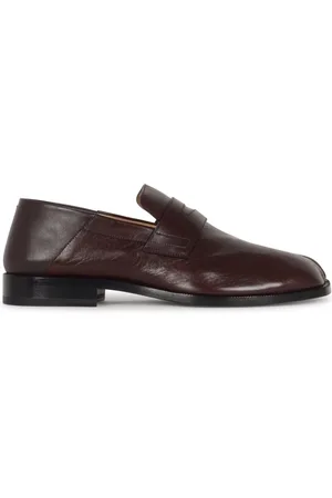 Maison Margiela Buty, Mężczyzna, brązowy, 42 EU, Tabi Mokasyny Babouche Płaskie Buty