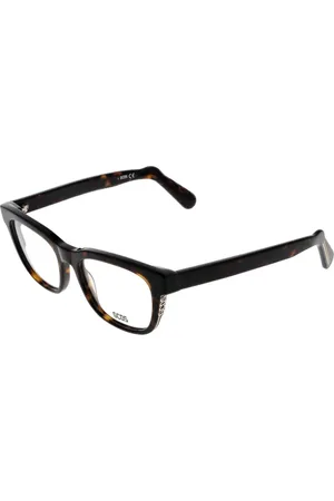 GCDS Akcesoria, unisex, brązowy, ONE SIZE, Brązowe Kwadratowe Okulary Optyczne