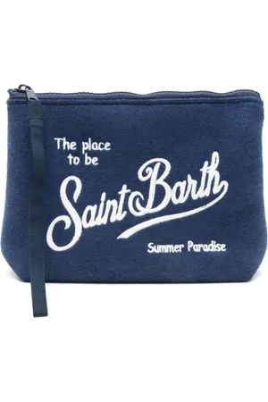 MC2 SAINT BARTH Torebki, Mężczyzna, Niebieski, ONE SIZE, Niebieska Aline Sponge Kopertówka