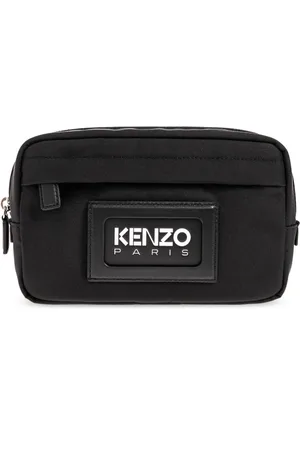 Kenzo Torebki, Mężczyzna, Czarny, ONE SIZE, Torba na pas z logo