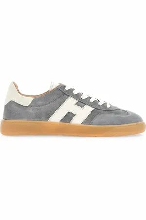 Hogan Buty, Mężczyzna, Szary, 42 EU, Zamsz, Fajne Szare Zamszowe Sneakersy z Pianką Pamięci