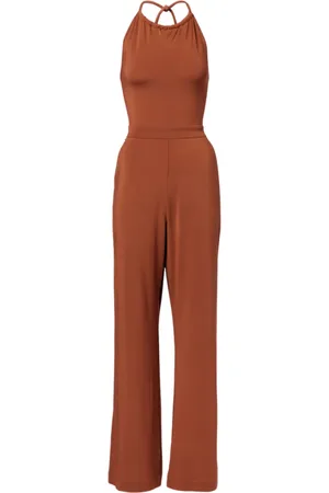 Max Mara Kombinezony, Kobieta, brązowy, M, Jersey Wiskoza Spodnie Plażowe