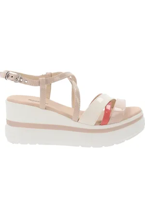 Nero Giardini Buty, Kobieta, Wielobarwność, 37 EU, Letnie Sandały Skórzane Eleganckie Komfort Styl