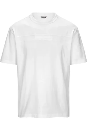K-Way Koszulki, Mężczyzna, Biały, XS, Męski Bawełniany T-shirt z Okrągłym Dekoltem