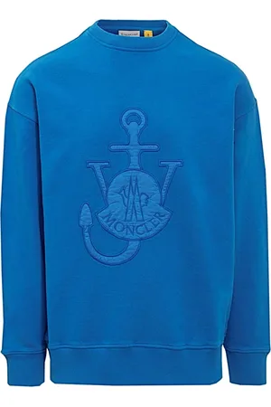Moncler Bluzy, Mężczyzna, Niebieski, S, Stylowy Sweatshirt dla Mężczyzn i Kobiet