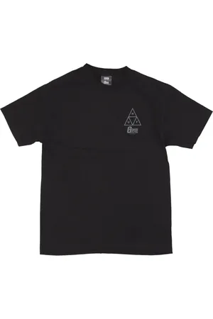 Huf Koszulki, Mężczyzna, Czarny, L, Gundam Triple Triangle Czarna Koszulka