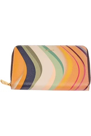Paul Smith Akcesoria, Kobieta, Wielobarwność, ONE SIZE, Portfel Dusky Swirl na zamek błyskawiczny