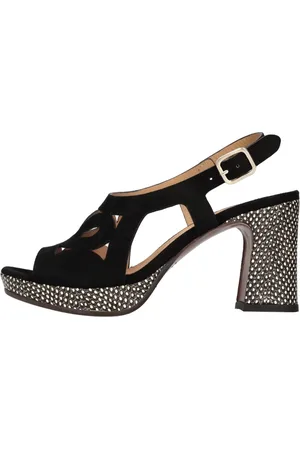 Chie Mihara Buty, Kobieta, Czarny, 37 EU, Zamsz, Sandały Czarne