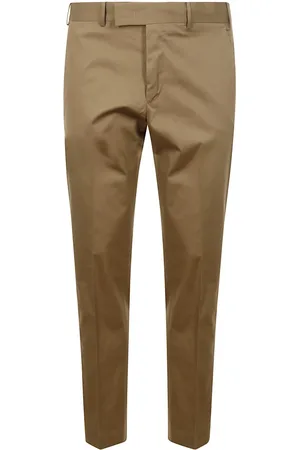 PT Torino Spodnie, Mężczyzna, brązowy, 3XL, Białe letnie spodnie na stylowy look
