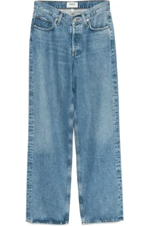 AGOLDE Jeansy, Kobieta, Niebieski, W28, Denim, Jeansyy z regeneracyjnej mieszanki bawełny