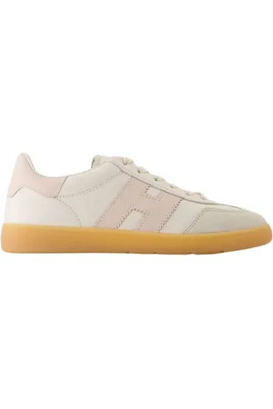 Hogan Buty, Kobieta, Biały, 41 EU, Fajne Skórzane Sneakersy - Białe