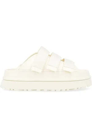 UGG Buty, Kobieta, Biały, 38 EU, Biały sandał Golden Glow z tkaniny
