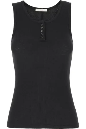 The Row Koszulki, Kobieta, Czarny, S, Rayon, Stylowy TOP dla miłośników mody