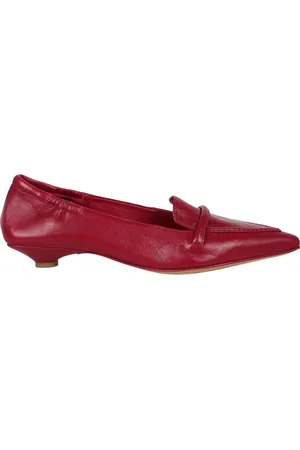Pomme D´Or Buty, Kobieta, Czerwony, 37 1/2 EU, Elastyczny Mokasyn z Niskim Obcasem