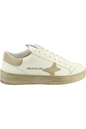 Ama Brand Buty, Mężczyzna, Biały, 43 EU, Białe Sneakersy Model 4071