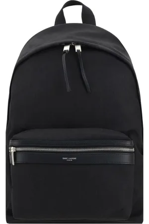 Saint Laurent Torebki, Mężczyzna, Czarny, ONE SIZE, Miejski Plecak z Elementami Skóry