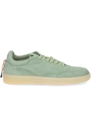 Barracuda Buty, Mężczyzna, Zielony, 40 EU, Zielone Skórzane Sneakers Stylowe Ss 24
