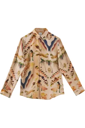 Paul Smith Koszule, Mężczyzna, Wielobarwność, S, Koszula z długim rękawem Lumiere Print