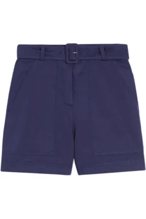 Max Mara Szorty, Kobieta, Niebieski, S, Cargo Bermuda Shorts