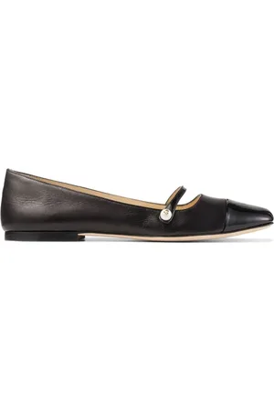 Jimmy Choo Buty, Kobieta, Czarny, 36 EU, Skóra, Elisa Flats