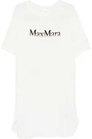 Max Mara Sukienki, Kobieta, Biały, S, Biała Sukienka Plażowa Luna