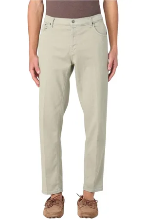 Dondup Jeansy, Mężczyzna, Zielony, W30, Beżowe Szorty Jeansyowe