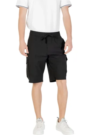 HUGO BOSS Szorty, Mężczyzna, Czarny, 2XL, Nowoczesne Cargo Bermuda Shorts