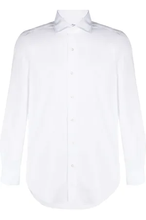 Finamore Koszule, Mężczyzna, Biały, XL, Formal Shirts