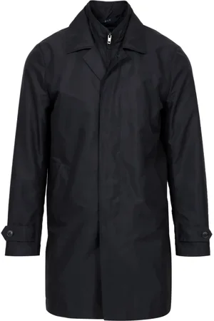 FAY Płaszcze, Mężczyzna, Niebieski, 3XL, Niebieska Kurtka Techniczna