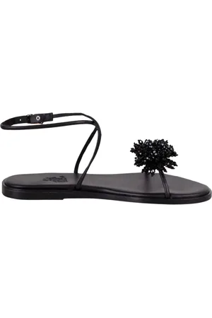 Ancient Greek Sandals Buty, Kobieta, Czarny, 36 EU, Sandał Emma z koralikami
