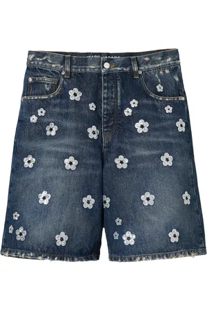 Marc Jacobs Szorty, Kobieta, Niebieski, W27, Pajet Daisy Wide Leg Shorts