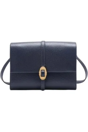 Coccinelle Torebki, Kobieta, Niebieski, ONE SIZE, Niebieska Mini Torba Linia Dorian