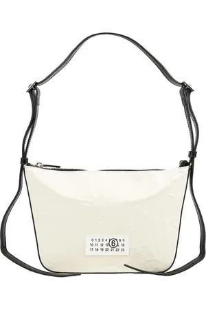 Maison Margiela Torebki, Kobieta, Biały, ONE SIZE, Bawełna, Stylowa torba na ramię do codziennego użytku