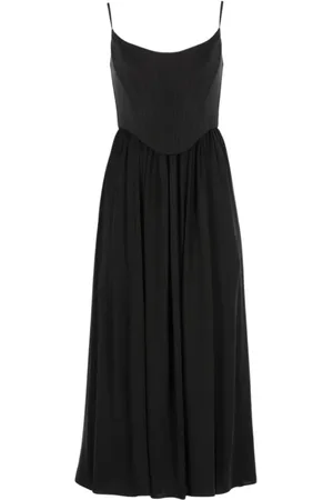 ZIMMERMANN Sukienki, Kobieta, Czarny, S, Różowa Sukienka Midi Elegancki Styl