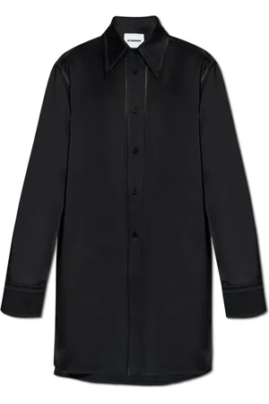 Jil Sander Bluzki, Kobieta, Czarny, S, Koszula z kołnierzem