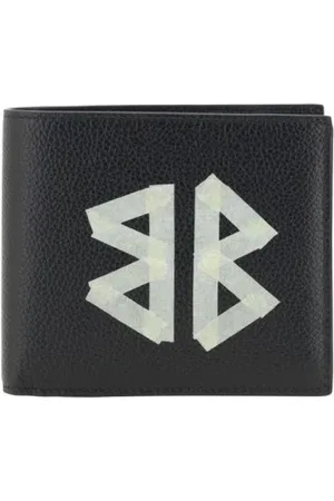 Balenciaga Akcesoria, Mężczyzna, Czarny, ONE SIZE, Skóra, Portfel bifold ze skóry tłoczonej z przegródkami na karty