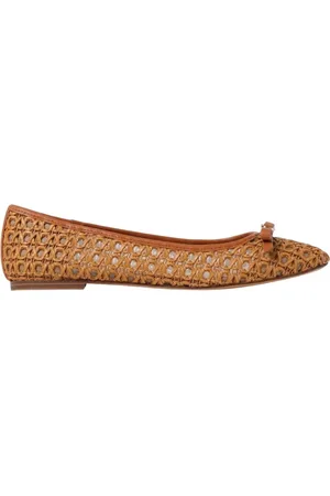 Twin-Set Buty, Kobieta, brązowy, 37 EU, Baleriny z Kokardą