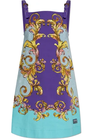 VERSACE Sukienki, Kobieta, Wielobarwność, XS, Sukienka na ramiączkach