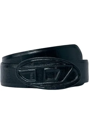 Diesel Akcesoria, unisex, Czarny, 90 CM, Pasek z charakterystyczną klamrą
