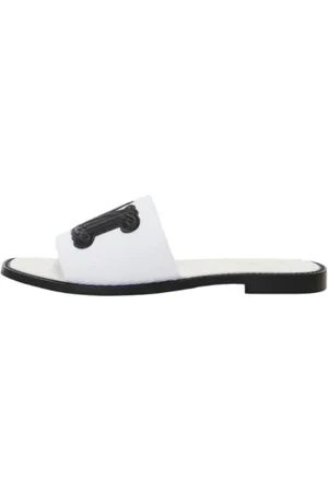 Max Mara Buty, Kobieta, Biały, 41 EU, Białe Sandały Beachwear Gene